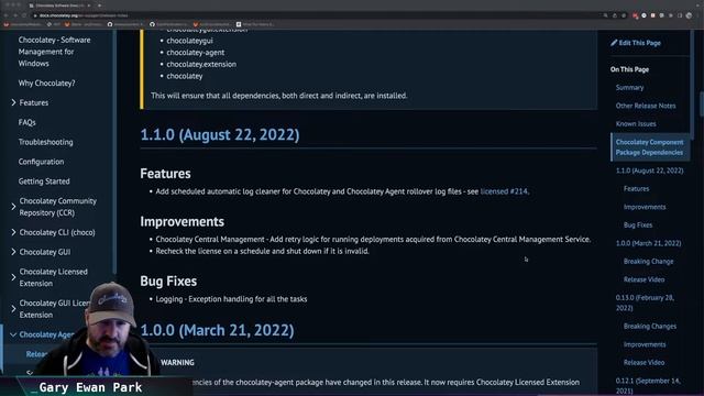 Chocolatey Agent Release 1.1.0 смотреть онлайн