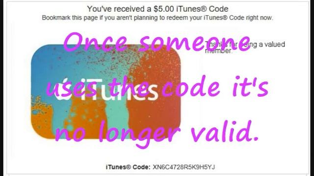Free iTunes code 🎵, $5 Digital Gift Card, Limited Offer смотреть онлайн