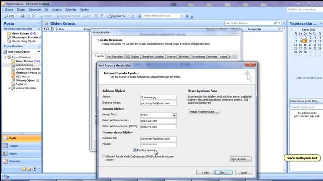 Hotmail, windowslive, msn uzantılı mail adreslerini Outlook üzerinde kullanma смотреть онлайн