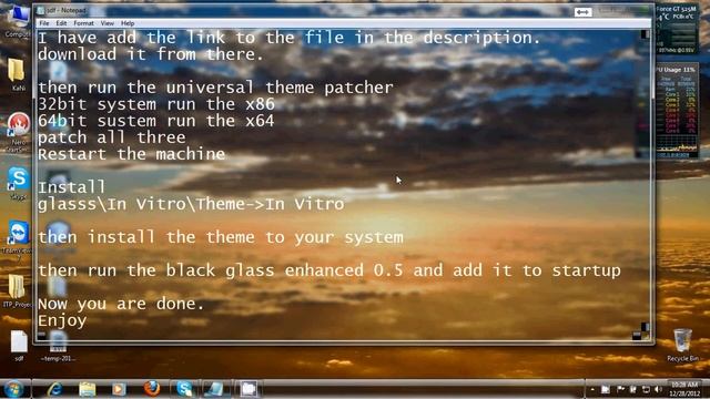 How to install Windows 7 Glass Theme смотреть онлайн