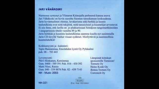 Jari Vähäkoski - Rehellistä rakkautta смотреть онлайн