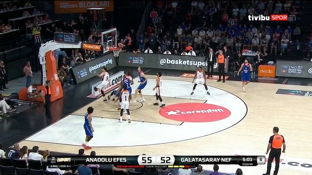 BSL Playoff Yarı Final 2. Maç Özet | Anadolu Efes 91-77 Galatasaray Nef смотреть онлайн