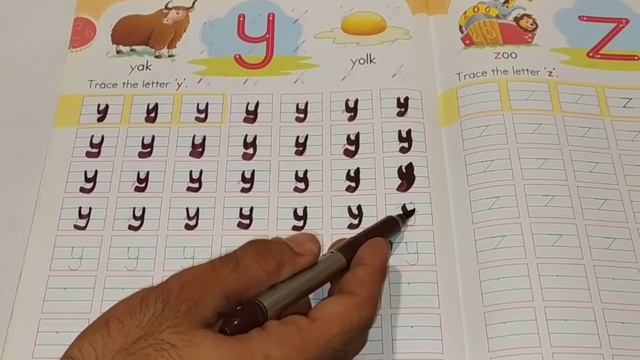 y for yellow colour y for yesterday y for youth y for years y for you we learn small Letter Ywritin смотреть онлайн
