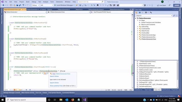 VC++ Tutorial 4 : Multi-thread, Pattern Generator | Full Stack Developer Beginner Tutorials смотреть онлайн