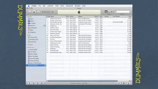 How to Create an iTunes Playlist For Dummies смотреть онлайн