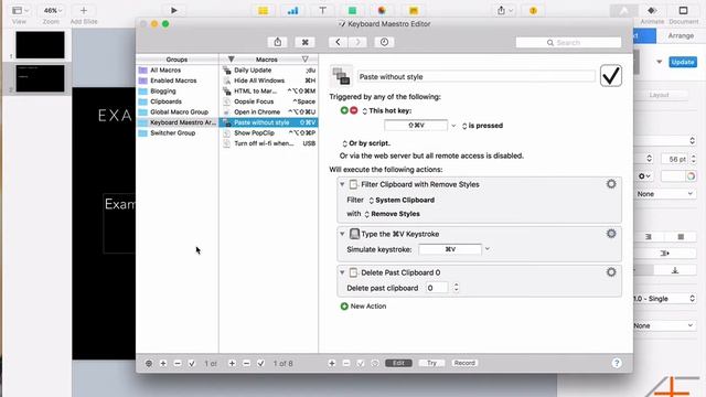 Keyboard Maestro - Paste Without Style смотреть онлайн