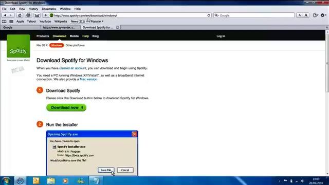 Norton Internet Security 2009 Bug - Classes Spotify as Trojan (Jan 2010) *FIX* смотреть онлайн
