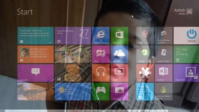 Change Windows 8 Start Screen Background смотреть онлайн