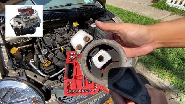 2003 Dodge Neon 2.0L Upper / Top Engine Mount Replacement / DIY смотреть онлайн