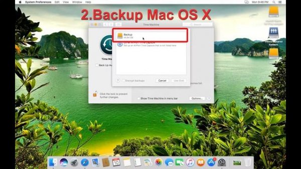How to backup and restore Macbook use Time Machine - Mac OS X
