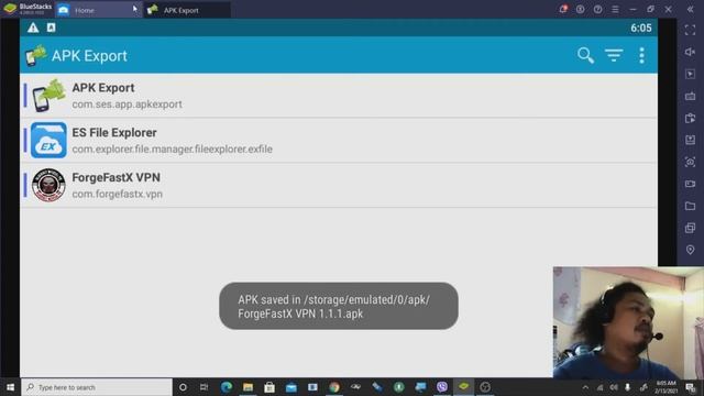 Tut how to get apk installer from BlueStack смотреть онлайн