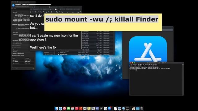 SIP DISABLED but still CAN'T CHANGE native APPS ICONS? - fix (macOS) смотреть онлайн