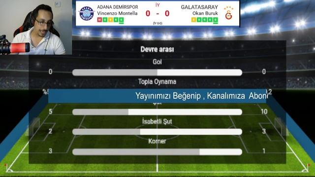 ADANADEMİRSPOR - GALATASARAY MAÇI CANLI YAYIN смотреть онлайн