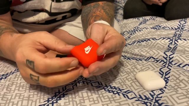 Air Pods Gen 2 protective silicone case - Nike Branded - Amazon смотреть онлайн