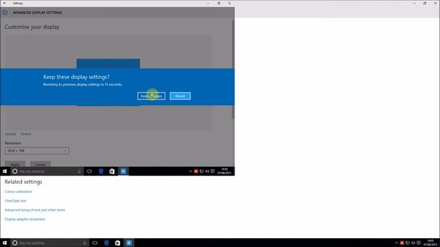 Windows 10 Tutorial : Change Screen Resolution смотреть онлайн
