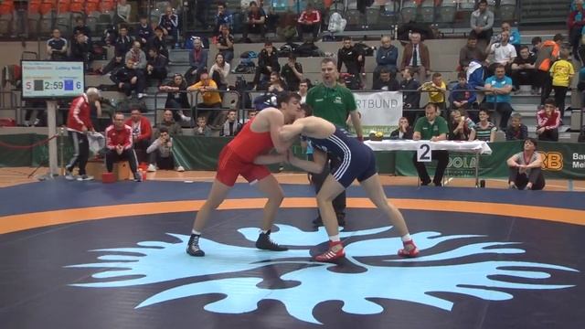 RINGEN DM-Junioren Greco 2019 - Kevin Gremm (SRL) vs. Ludwig Weiß (NBD) смотреть онлайн