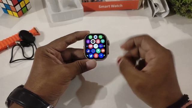 Apple Watch Ultra 9 Clone | i9 Ultra Max Smart Watch Unboxing | Play Games in Smart Watch смотреть онлайн