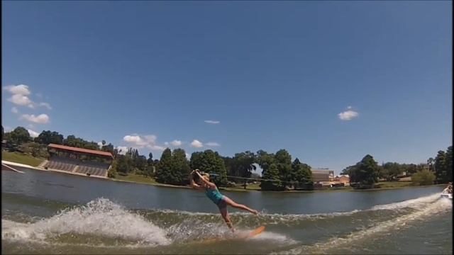 Press to 540 Overhead on a Swivel Ski смотреть онлайн