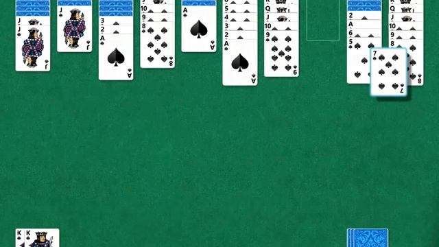 Microsoft Solitaire Collection, Spider, 1 Suit, 1182 смотреть онлайн