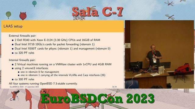 Practical Use of OpenBSD Routing Domains with Redundant Firewalls - Matthieu Herrb - EuroBSDcon 202 смотреть онлайн