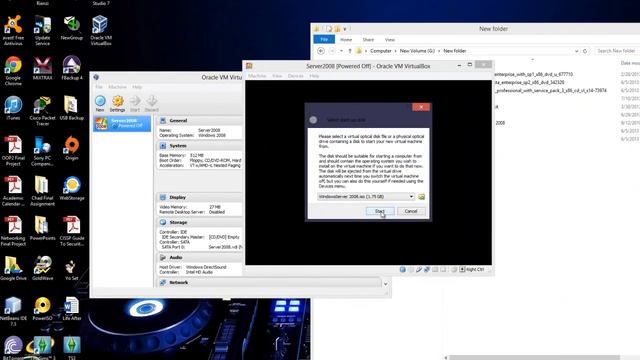 Installing Vista, XP, Windows 7 & Server 2008 using iso files to a VM смотреть онлайн