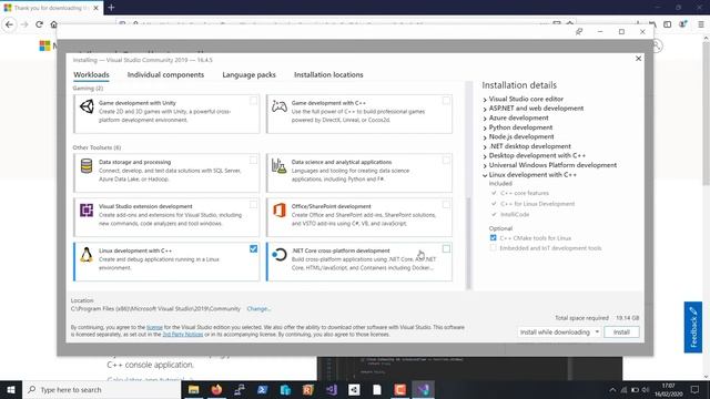 Intro to Pro C++ - pt1 - installing Visual Studio 2019 смотреть онлайн
