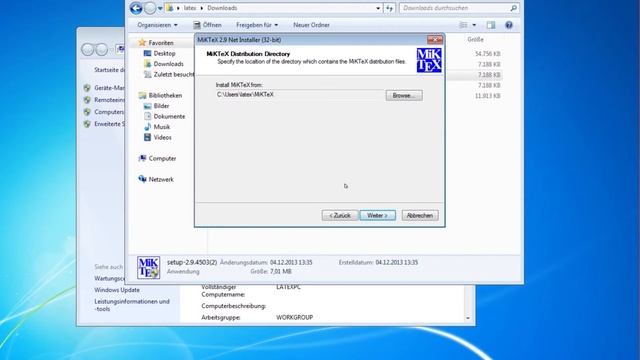LaTeX unter Windows 7 смотреть онлайн