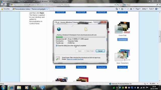 Using Custom Themes - Windows 7 RTM смотреть онлайн