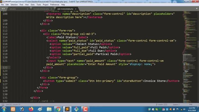 Invoice management |section-C|Laravel 6.0| pos software/inventory management*2020*new tips* part 15 смотреть онлайн