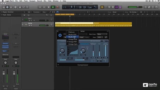 VCA Compressor Logic Pro X 403 Olavs Power Tools and Tips смотреть онлайн