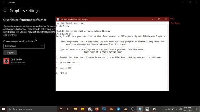 [SOLVED] fix black or blank screen OBS Studio Windows 10 2021 смотреть онлайн