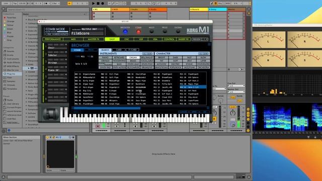 Korg M1 Plugin - EVERY (Combi) Organ Preset (no talking!) смотреть онлайн