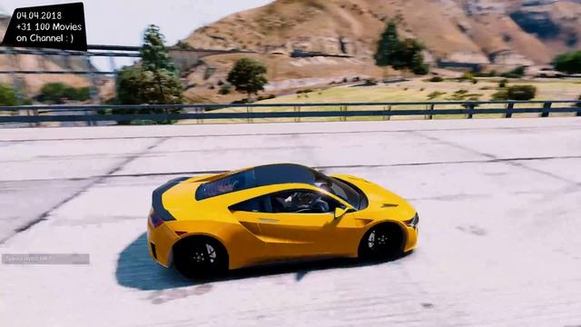 Acura NSX 2016 Grand Theft Auto V M.G.V.A. MODs Gta5-mods _REVIEW смотреть онлайн