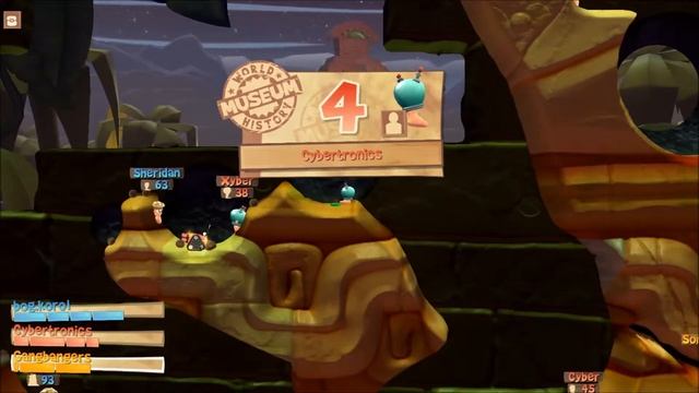 Worms Clan Wars Ep 3 (HD GAMEPLAY)(RUSSIAN) смотреть онлайн