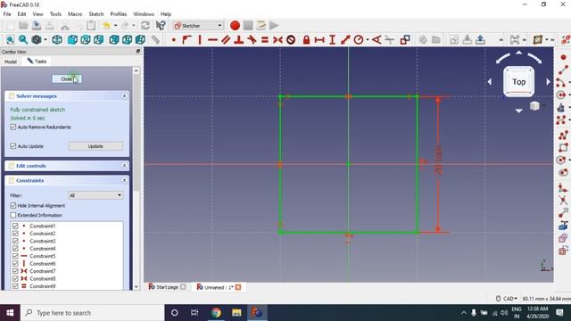Learn FreeCAD #1 in Tamil - Pad & Pocket. смотреть онлайн