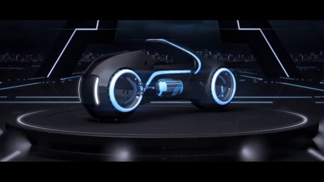 Tron Legacy : cinema 4D Light Cycle - 3D model free download смотреть онлайн