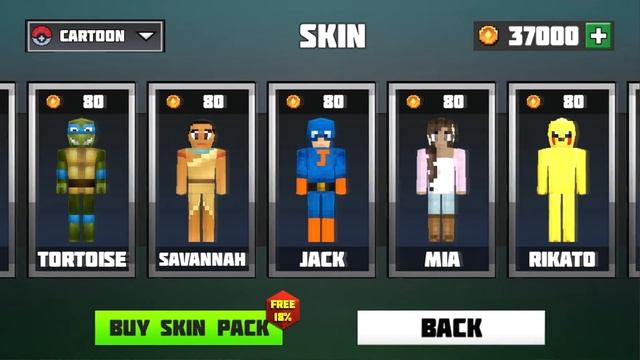 World of Cubes: Cartoon Skin Pack Overview смотреть онлайн