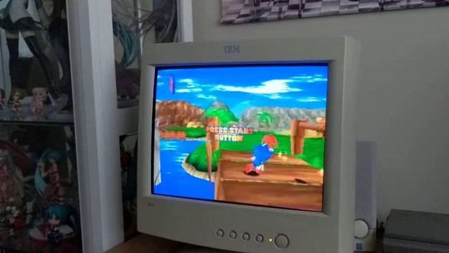 Sonic R on Windows 98 смотреть онлайн