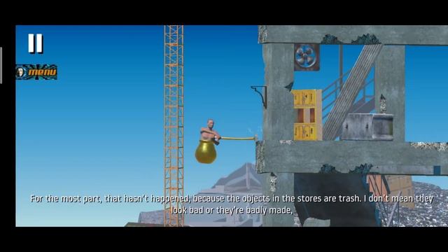 GETTING OVER IT (Big size , gravity mod )Getting over it with bennett foddy смотреть онлайн