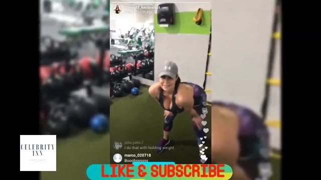 Kendra Lust Workout Seesion | Instagram Live 2017
