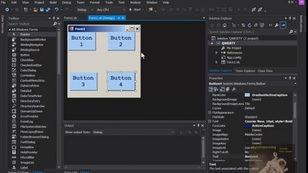 Visual Basic - Visual Studio 2015 (sample program)