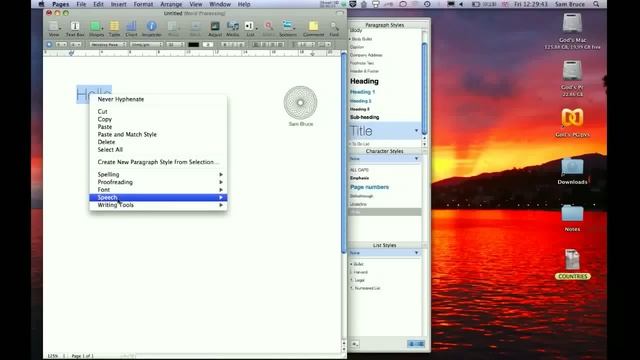Mac tip: How to use the dictionary inside iWork - Techmaniacs смотреть онлайн