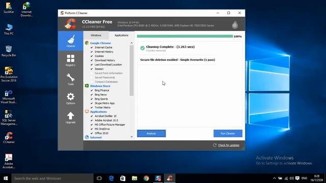 แนะนำการใช้โปรแกรม CCleaner เบื้องต้น смотреть онлайн
