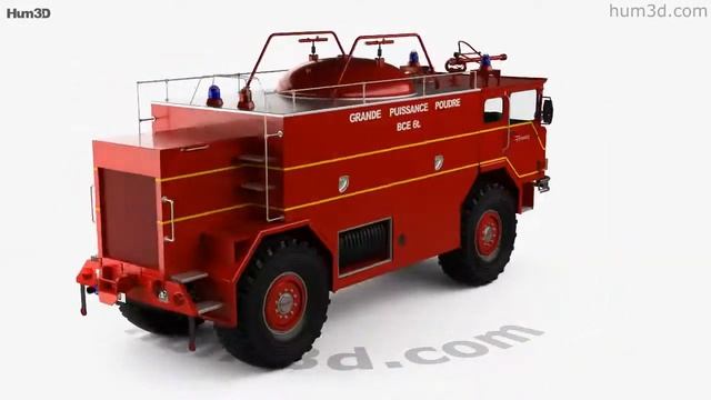 Yankee-Walter PLF 6000 Dry Powder Fire Truck 1972 3D model by 3DModels.org смотреть онлайн