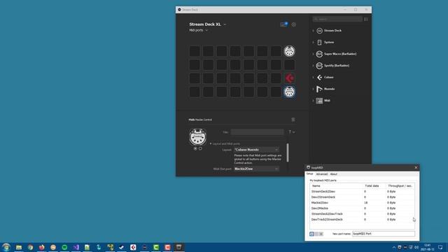 Midi Port Configuration For Stream Deck Midi/Cubase/Nuendo Plugins In Windows