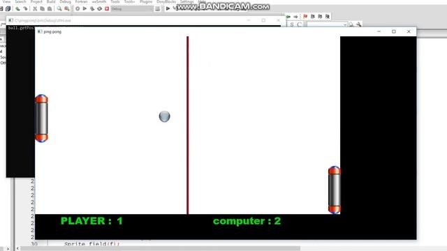 player vs computer - ping pong game - c++/sfml + source code смотреть онлайн
