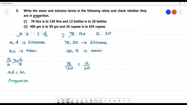 Class 6 TN Maths Term I 3. RATIO & PROPORTIONS Exercise 3.3 Full смотреть онлайн