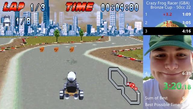 the worst crazy frog racer speedrun ever смотреть онлайн