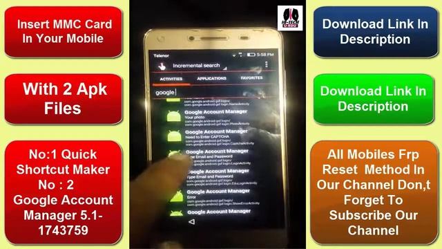 Huawei CUN-U29 Y5ii FRP Bypass Google Account смотреть онлайн