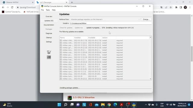 Instalación LYX/LATEX windows смотреть онлайн
